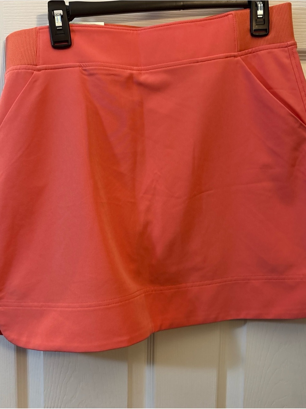 Women's Coral Athletic Skort with Built-In Shorts